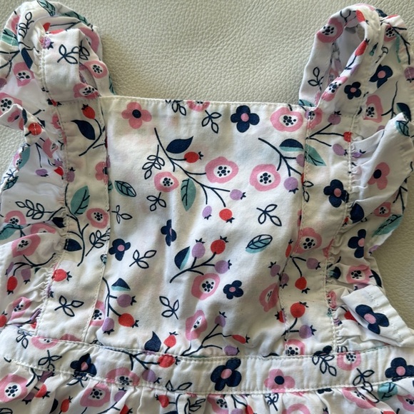 Rufflebutts Floral Ruffle Cross-Back Dress - Picture 3 of 5